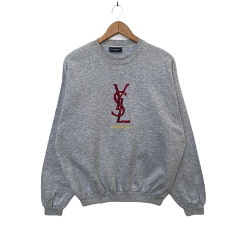 sweatshirt ysl|yves saint laurent sweatshirt vintage.